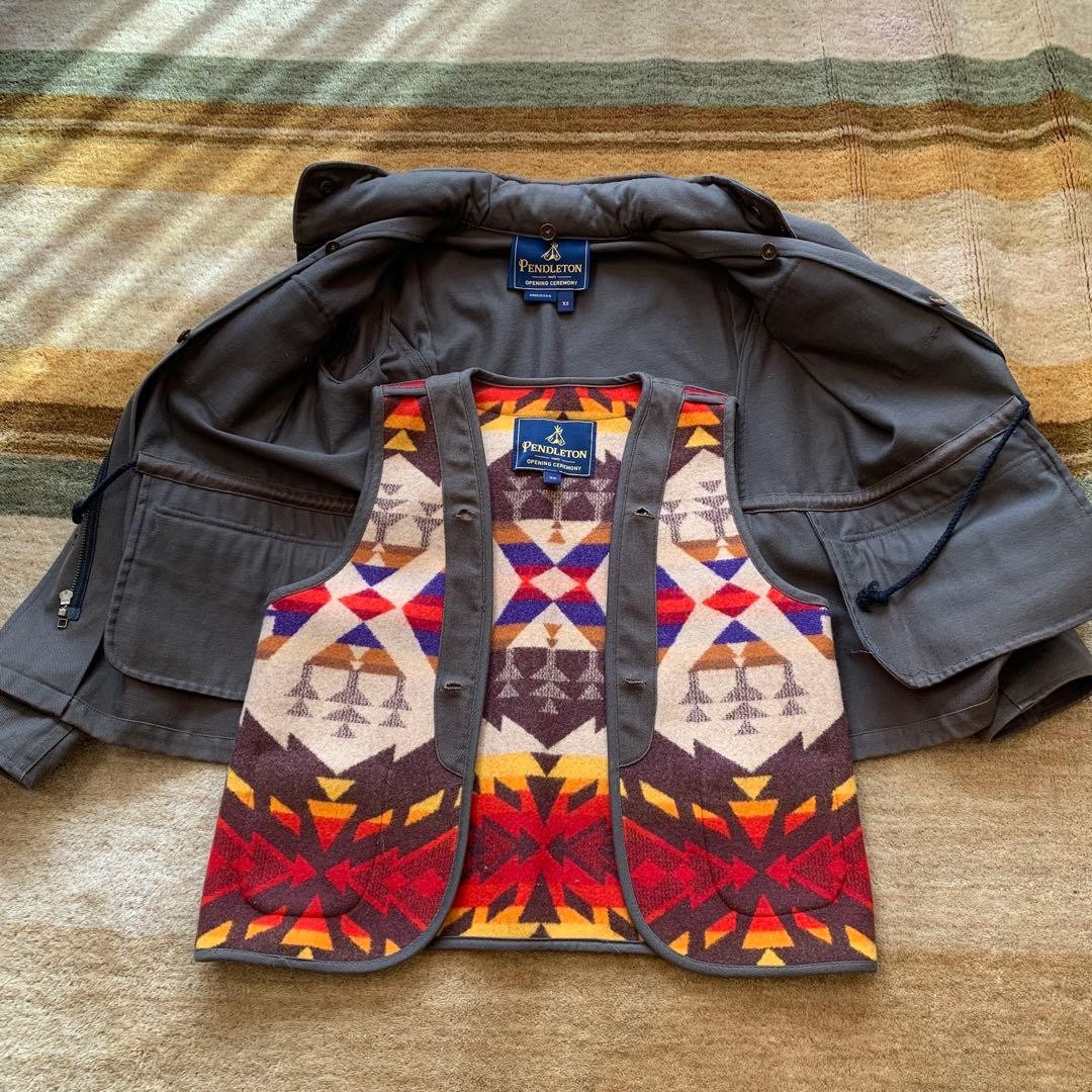Pendleton Opening Ceremony Military Jacket XS Geo… - image 4