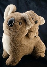 Vintage Dakin Nature Babies Koala Stuffed Plush Set with Tag 1976