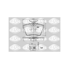 Kits de frein Renault TRAFIC