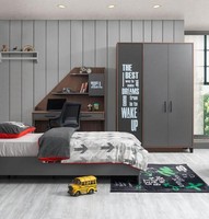 Braun Schreibtisch Designer Jugendzimmer Kleiderschrank Top-QualitäT MöBel