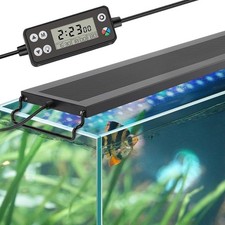 Auto on Off LED Aquarium Light Full Spectrum Fish Tank Light Adjustable Timer