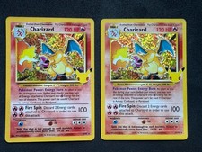 Charizard 4/102 Celebrations: Classic Collection Holo Pokemon Card Error