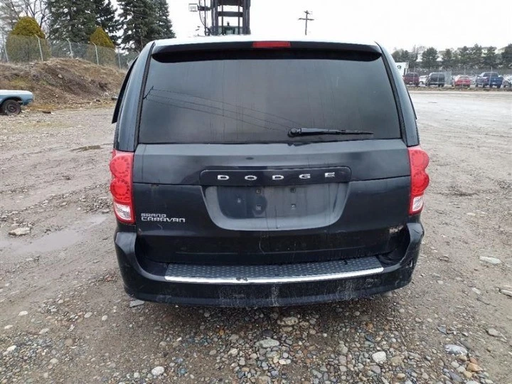 2012-2020 Dodge Caravan Front Floor Fixed w/o Sliding Cover Center Console Black Foto 3 de 4