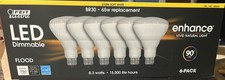   LOT OF 2  - Feit Electric BR30 Dimmable LED Flood Light - 6 Count