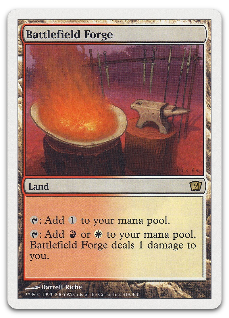 Battlefield Forge #318 (NM) 9th Edition 9ED Magic MTG
