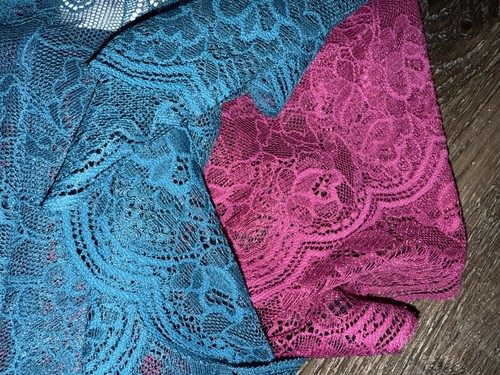 Joyspun ~ 3-Pair Womens Cheeky Underwear Panties Nylon Blend All Lace ~ XL - Picture 2 of 3