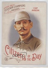2009 Upper Deck Goodwin Champions Citizens of the Day Cap Anson #CD-3 HOF v6g