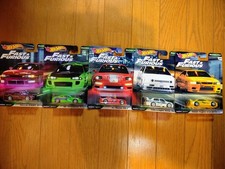 Fast Furious Hot Wheels 5 Car set 240sx Eclipse RX 7 Jetta BCNR33