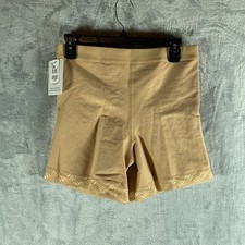 Leonisa Women's Shapewear XL Mid Rise Sculpting Butt LIfter Shaper Short Tan NWT