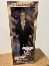 Donald Rumsfeld Rummy 12" Talking Doll Figure New In Box--Still Works 