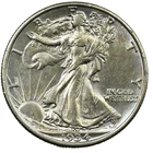 1934-D Walking Liberty Half Dollar 50c Uncirculated UNC Cleaned detail