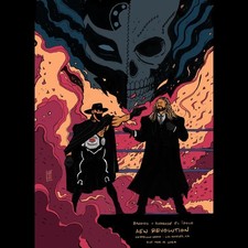 AEW Revolution Poster – Bandido vs Andrade El Idolo Wrestling Art Print