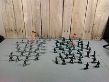 Vintage Tim Mee Toys Army Men Grermans  British Lot Of 71 Pcs
