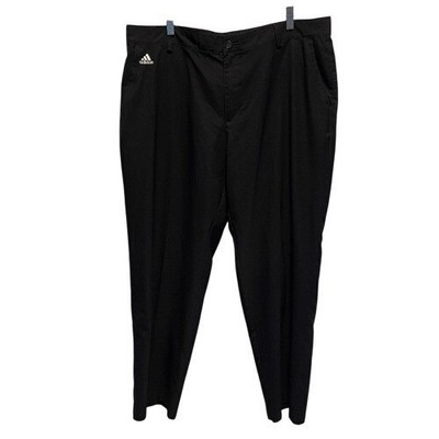 Adidas ClimaLite Black Golf Pants Modern Fit Performance Athletic 38x32