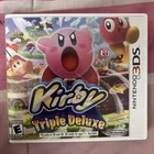 Kirby Triple Deluxe 3DS Cartridge and box and manual, Tested and working