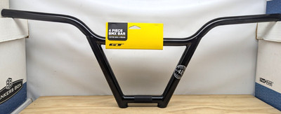 GT Bikes Original BMX Bar 4 Piece, Black 9.125'' New