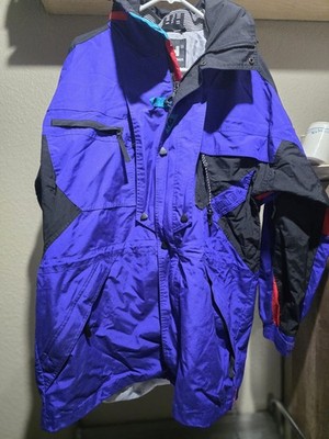 Helly Hansen Jacket Mens M Helly Tech Full Zip Mock Neck Nylon Ski Snowboard