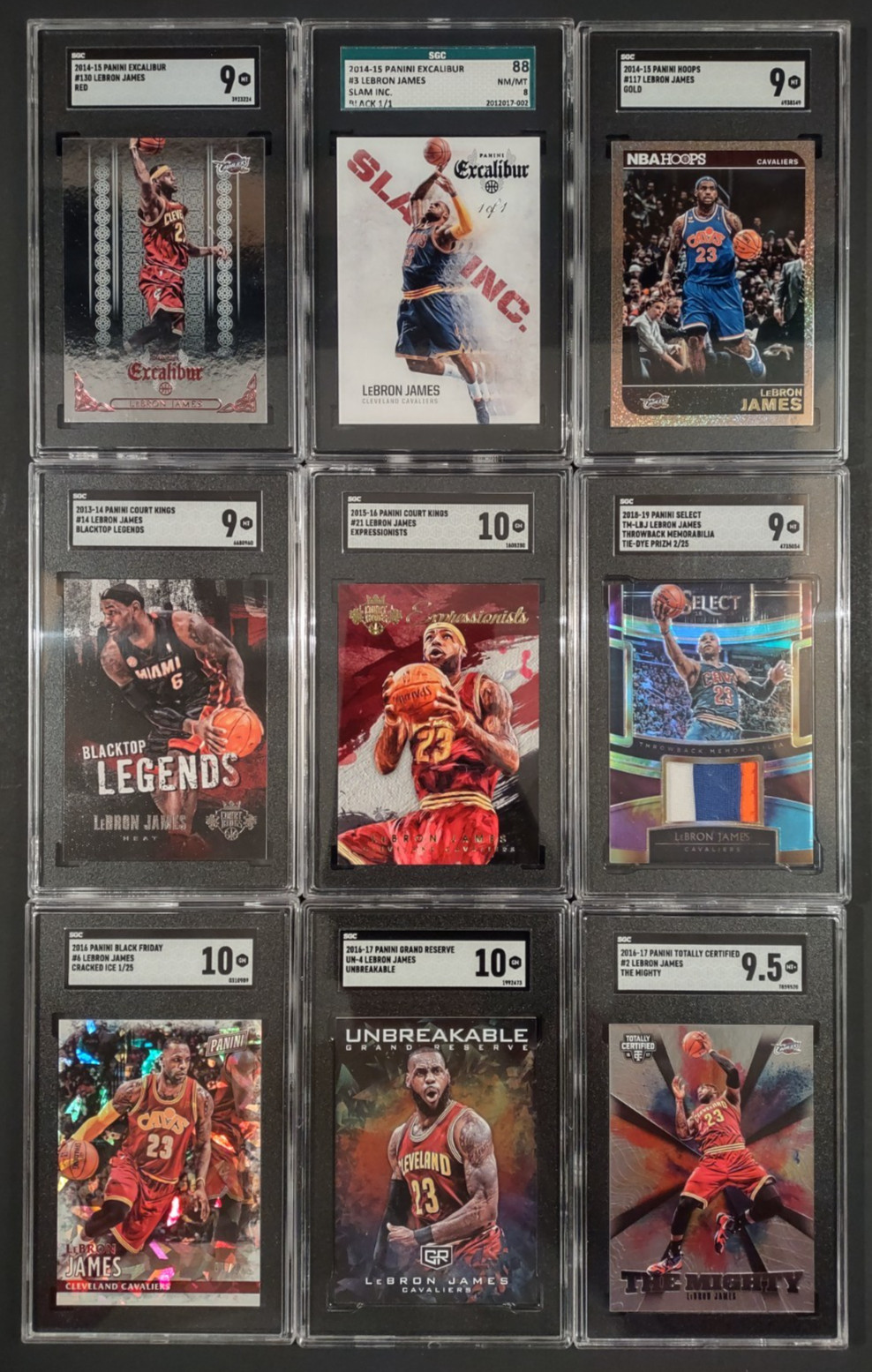 Lebron James Tom Brady 199 Auto 1/1 Finite Superfractor NFL Shield Logoman Card view 14