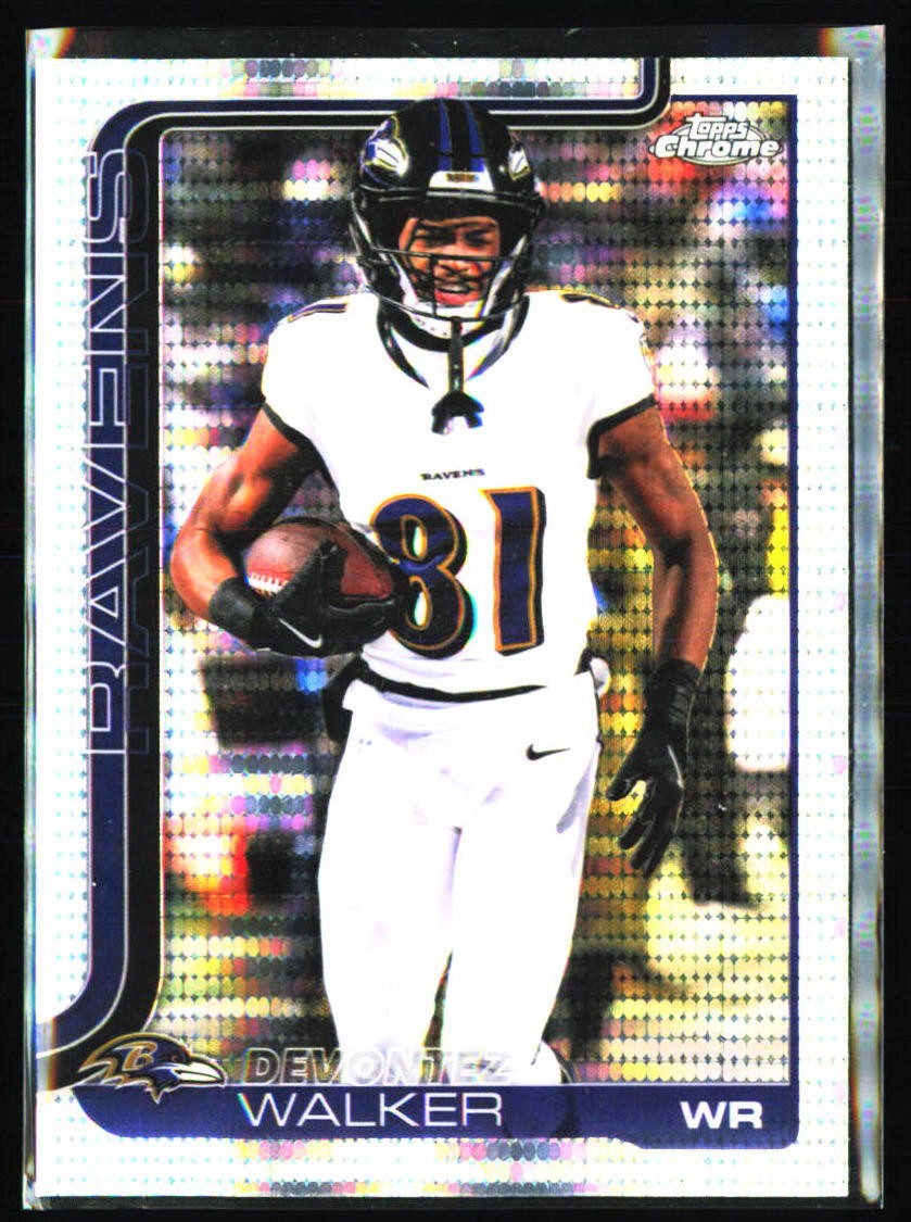 2025 Topps Chrome #26 Devontez Walker Pulsar Refractor