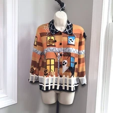 Vintage Michael Simon Halloween Cardigan Sweater ~ Women’s Medium  *FIRM PRICE*