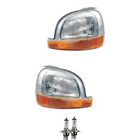 Halogen Scheinwerfer Set H4 FüR Renault Kangoo Express Inklusive Lampen