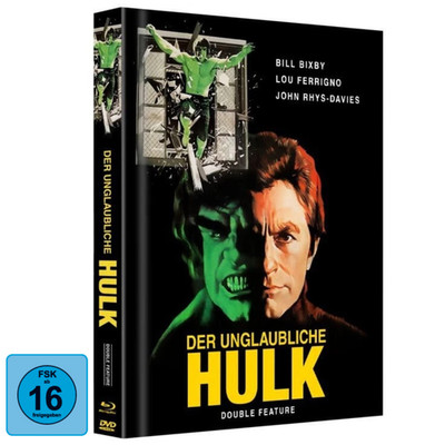 Der Unglaubliche Hulk - Double Feature  2-Disc-Limited Mediabook / Cover B / NEU