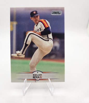 Topps Stadium Club 1992 Nolan Ryan Houston Astros Base Set #79 ''Must Go''