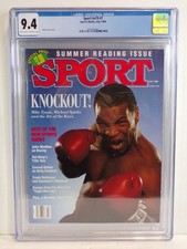 Sport #v79 #7 July 1988 Mike Tyson Boxing Cover Art of Kayo CGC 9.4 CL59