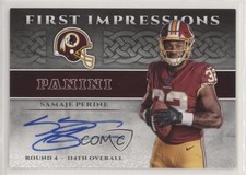 2017 Panini First Impressions Auto Samaje Perine #FI-SP Auto 0c2