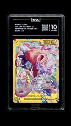 Monkey.D.Luffy (Alternate Art) graded TAG 10 for sale on eBay