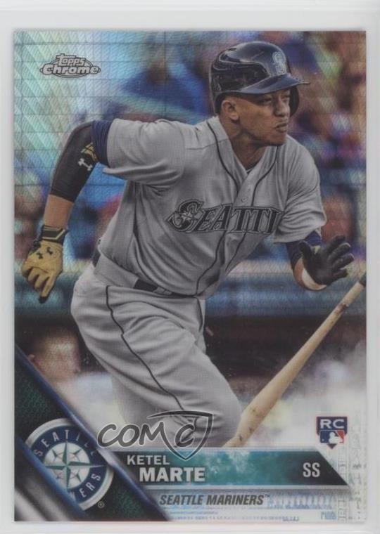 2016 Topps Chrome Prism Refractor Ketel Marte #121 hn8