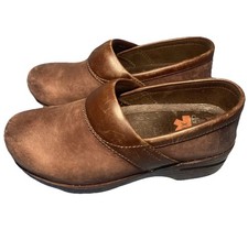 DANSKO Women's Pro XP CLOGS Size 36/us 6 Brown Oiled Leather