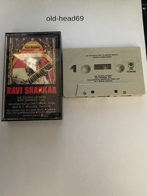 The Sounds of India by Ravi Shankar (Cassette, Columbia) Near mint