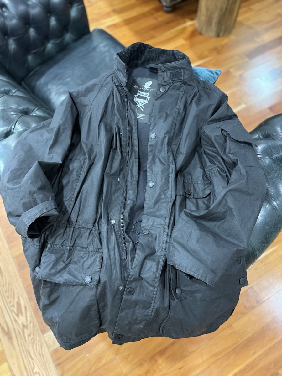 Barbour x Ridley Scott Director's Jacket XXL Black Film Wax Crew