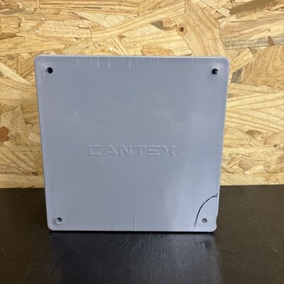 6x6x4 in. Gray PVC Electrical Junction Box   Weatherproof & Durable