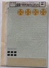MICROSCALE HO DECAL-SANTA FE/ATSF CABOOSES #8...