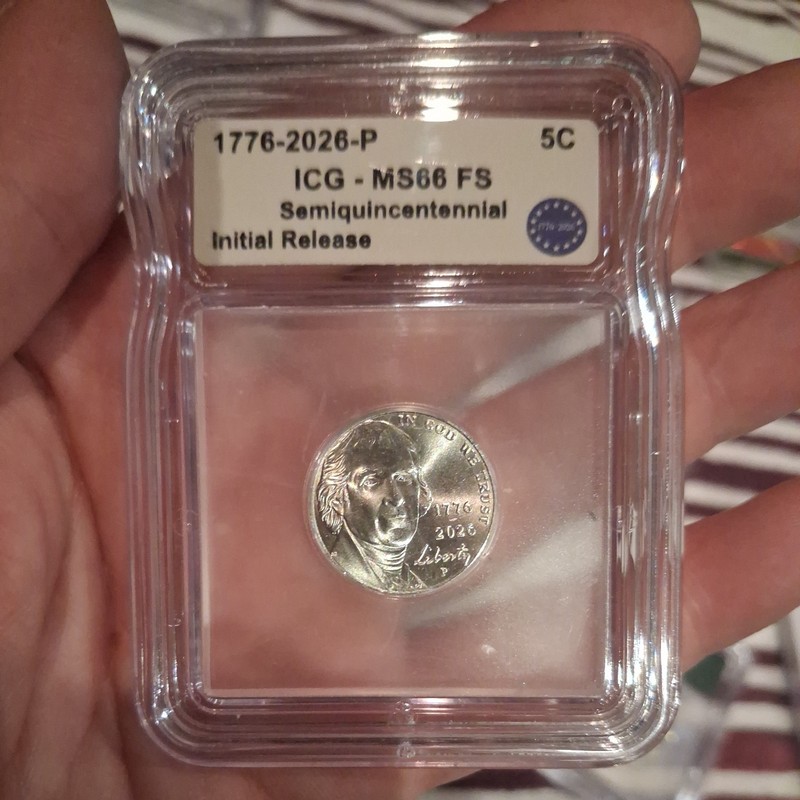1776-2026-P Semiquincentennial Initial Release ICG MS66 FS 5C 