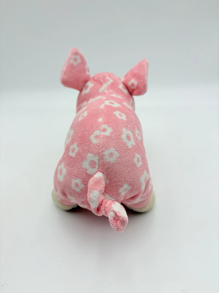 Webkinz Daisy Pig Plush Pink Flowers No Code Tag Retired Virtual Pet  - Image 3 of 4