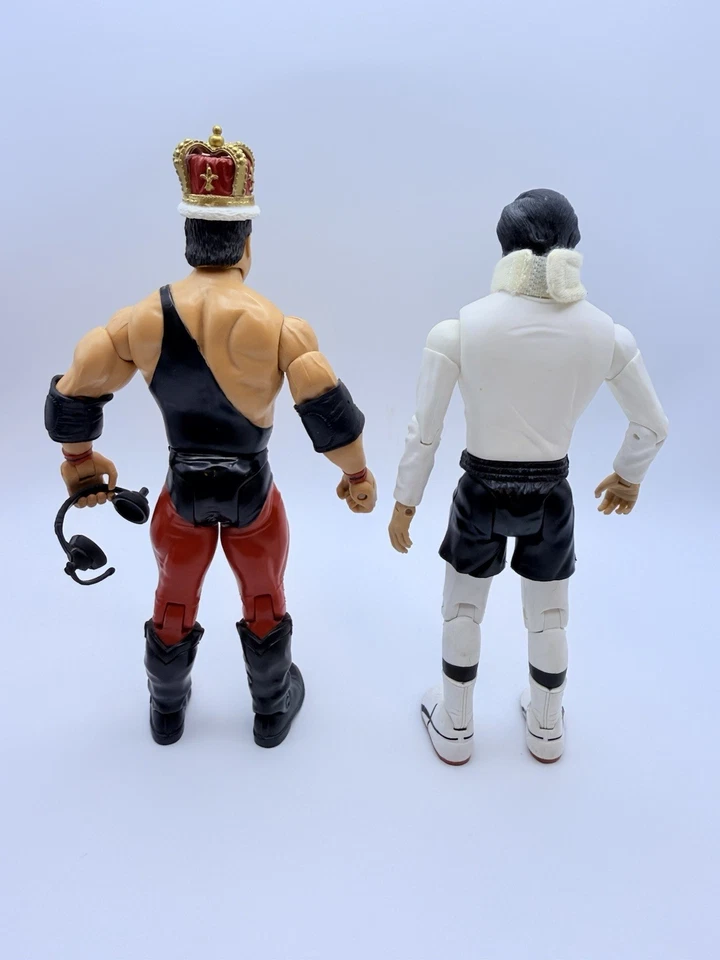 JAKKS WWE 2008 CLÁSICO SUPER ESTRELLAS JERRY THE KING LAWLER VS ANDY KAUFMAN ¡RARO! Foto 2 de 3