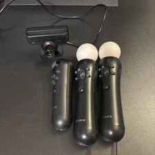 Sony PS3 PlayStation 3 Move/Motion/Navigation Controllers & Eye Camera Bundle