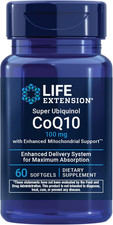 Life Extension Super Ubiquinol CoQ10 Mitochondrial Support 100 mg 60 Gels