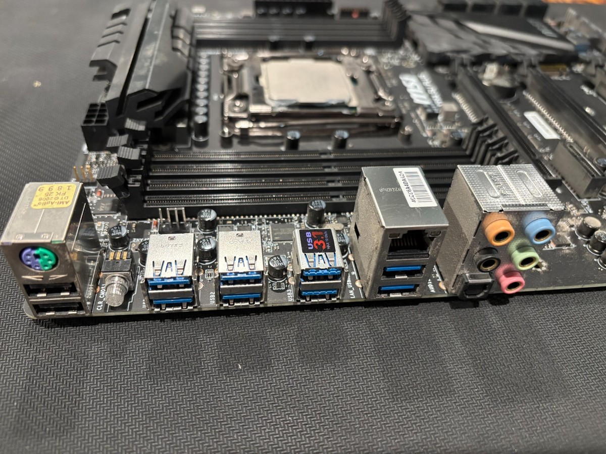 Motherboard MSI x99A SLI Plus & CPU Intel i7 6800k 3.4Ghz | eBay