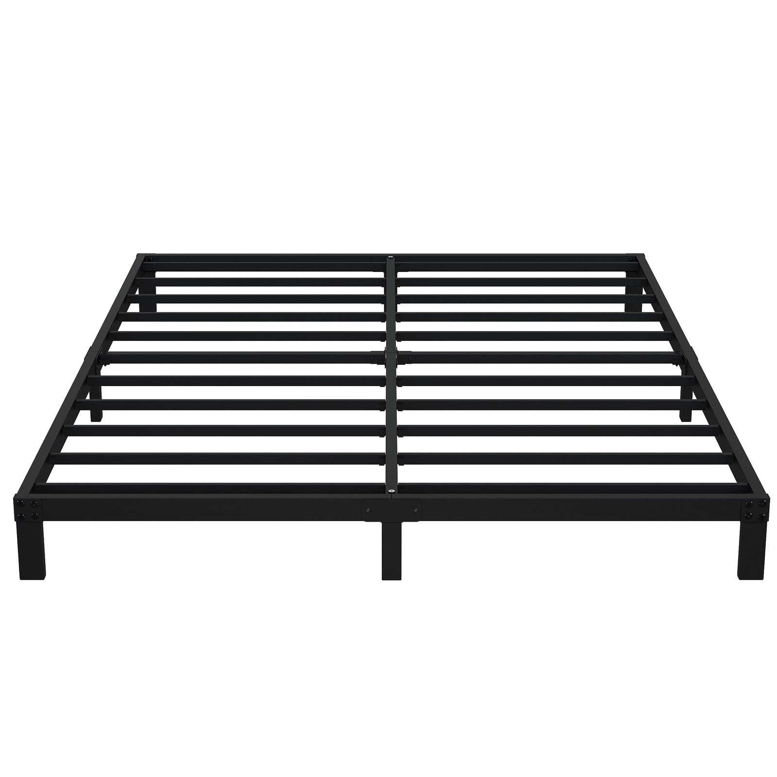 No Box Spring Need, Low Profile Metal Platform King Siz...