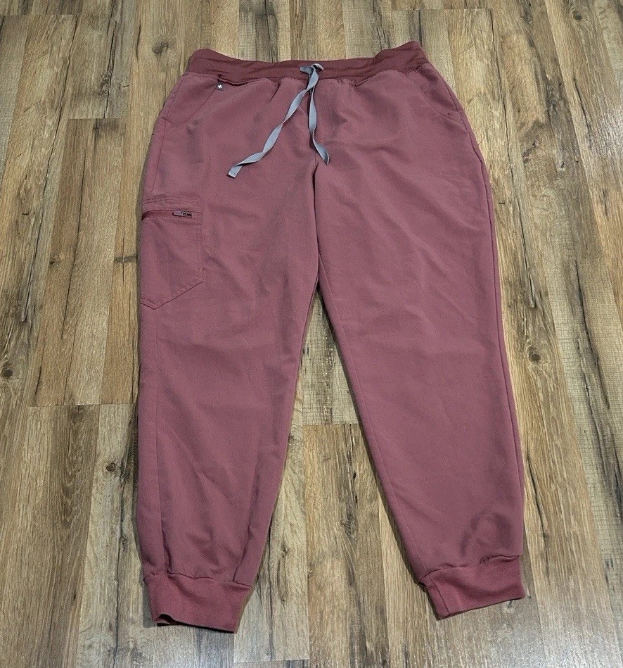 FIGS BASIC SCRUB JOGGER TECHNICAL COLLECTION ROSE… - image 1