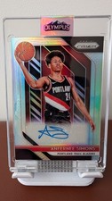 2018-19 Prizm Rookie Silver Anfernee Simons Autograph #RS-ASM