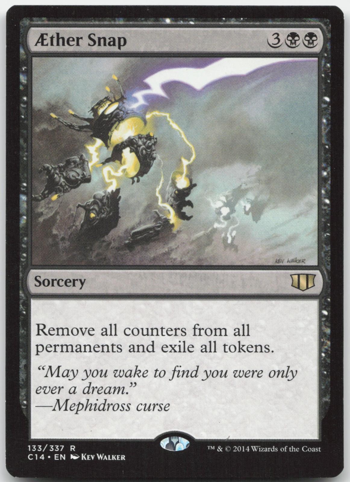 Aether Snap - Commander 2014 - Rare - Magic: The Gathering