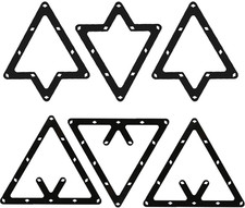 6Pcs Magic Ball Rack Magic Rack Sheet, Pool Ball Rack Magic Rack Sheet Billiards