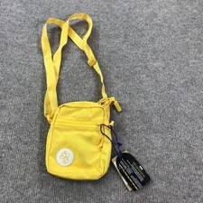 Baboon To The Moon Sling Crossbody Bag One Size Lemon Yellow Cordura Stained
