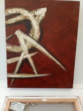 Contemporary Oil Painting. This Is a Unique Painting. It Is In Good Condition.