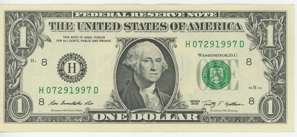 アメリカ　旧紙幣 97ドル アメリカ 旧紙幣 97ドル 1997 US Small Size Paper Money Notes